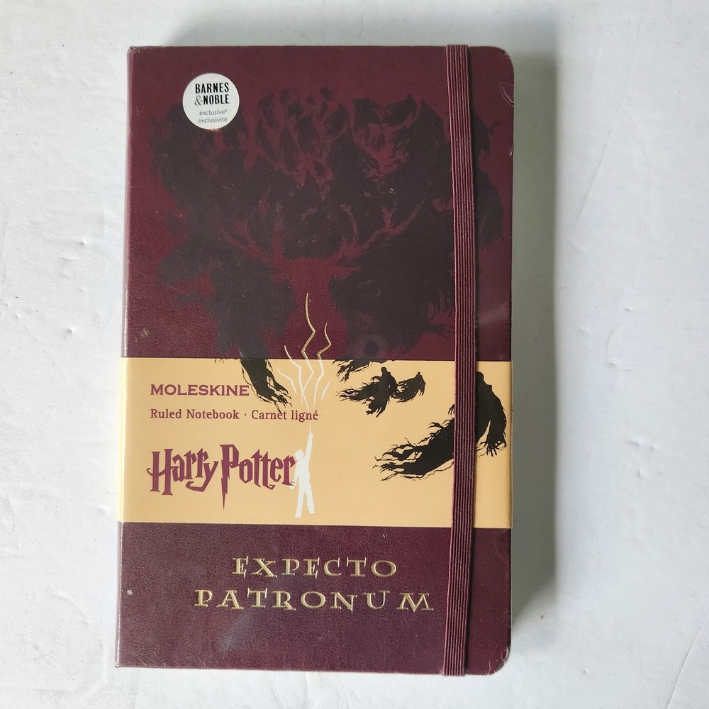 Moleskine Harry Potter Expecto Patronum Ruled Notebook Barnes & Noble Exclusive